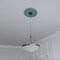 Ekena Millwork Berkshire PVC Medallion (Canopies up to 5 3/4"), 13"OD x 3 1/2"ID x 3/4"P, Metallic Sea Mist CMP13BEFSM - alternate 8